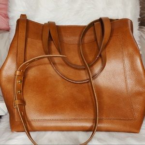 madewell zip-top medium transport tote !!